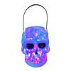 Seasonal Triangle Eye Halloween Pumpkin Jar Portable Holiday Toy Pumpkin Bucket Halloween Decoration Children