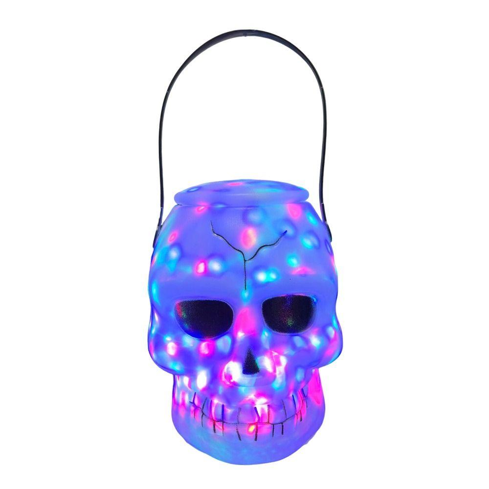Seasonal Triangle Eye Halloween Pumpkin Jar Portable Holiday Toy Pumpkin Bucket Halloween Decoration Children