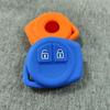 2 Button Silicone Key Case Remote FOB Protector Holder For Suzuki Baleno SX4 Grand Vitara Jimny Liana Ignis Esteem