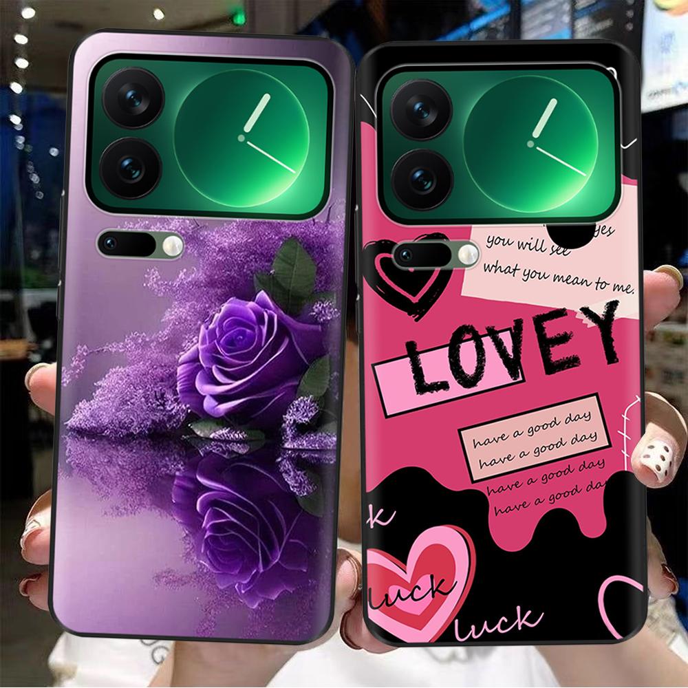 Pour Xiaomi 17 Pro Max 17 Pro Étui Motif Mode Fille Étui de Téléphone Souple pour Xiaomi Mi 17 Mi17 Pro Max Coque Arrière Antichoc