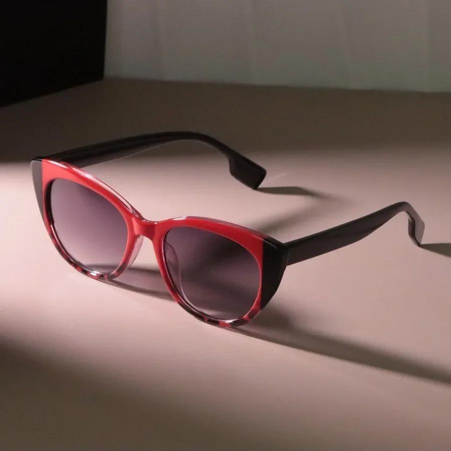 Stylish Cat Eye Sunglasses Women Men Vintage Brand Mirror Lens Simple Sun Glasses Female Male Cool Colors