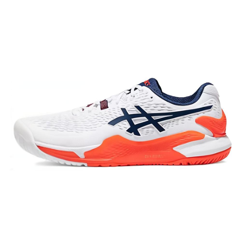 Asics Gel Resolution 9 Wide Wit Blauw Expanse Koi Heren Sneakers 1041A376-102