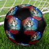 stranger things Indoor Soccer Ball Colorful Machine Stitched PVC Size 5 Team Training Competition Ready Durable High-Bounce Cool Sports Gift
