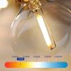 10 pçs g40 substituição lâmpadas e12 110v 220v 1w plástico globo lâmpadas luz da corda interior ao ar livre pátio casa decoração do jardim branco quente