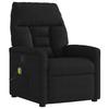Vidaxl Foldable Massage Armchair, Black, Upholstered with Microfiber