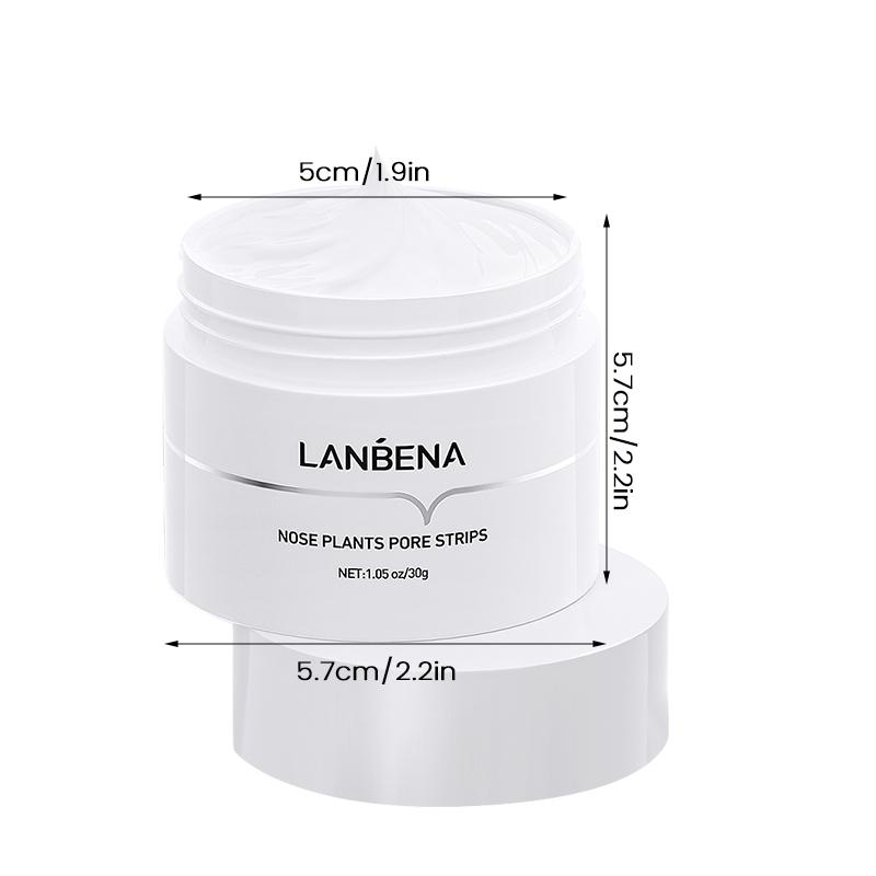 LANBENA Mitesserentferner Peel-Off-Maske Aloe-Vera-Extrakt Ölkontrolle Nasenmaske mit 180 Stück Reinigt für Tiefenreinigung Feuchtigkeitsspendend