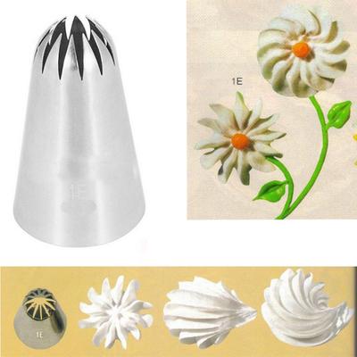 Steel Cake Decorating Pastry Tips Baking Mold Ice Cream Tool Icing Piping Nozzles Flower Nozzle