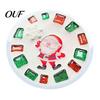 Creative Parent Child Interaction DIY Acrylic Coaster Making Kit, Christmas Theme Decorative Craft, Waterproof Drink Set Table Mat for Holiday