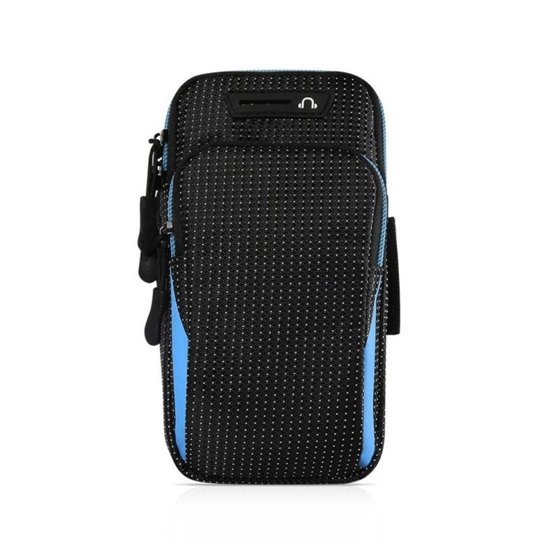 Breathable Mesh Sports Armband Phone Holder for 4.7-6.5 Inch Devices Upgrades Adjustable Straps for Outdoor Activity