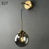 New High-Quality, Elegant, and Stylish Nordic Glass Ball Wall Lamps with a Modern Golden and Sleek Chrome Finish - Perfect for K