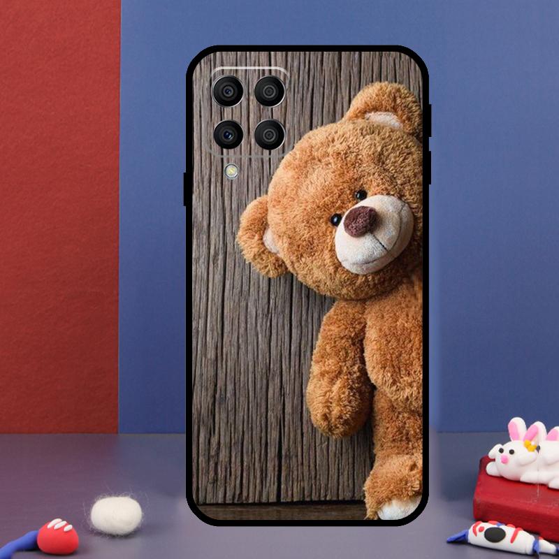 Cute Bear For Samsung Galaxy M14 M34 M54 M33 M13 M23 M53 M15 M55 M31 M51 M20 M30s M32 M52 Phone Case