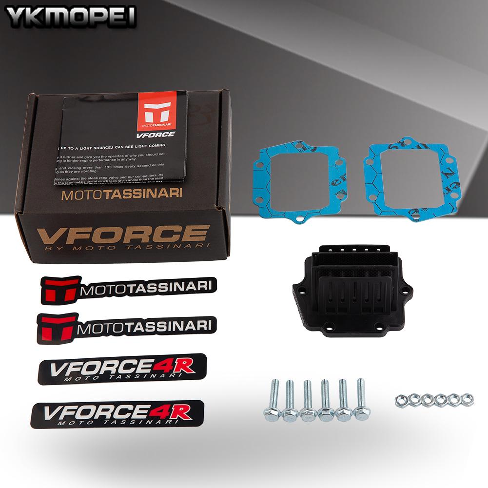 Motorcycle V4R13G V-Force Vforce 4R Reed Valve Kit For KAWASAKI KMX125 1999 - 2001 KX500 1983 1984 KX 125 500 Accessories