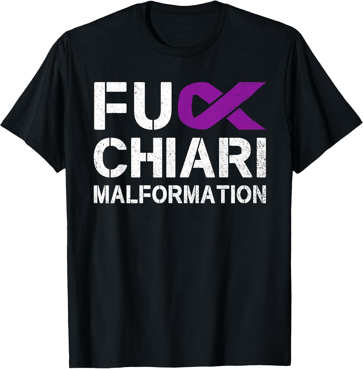 F Chiari: Malformation Awareness Support Cotton Tee - MADE IN USA XXL