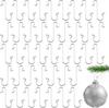 50PCS/100PCS Christmas Hook S-Shaped DIY Xmas Tree Pendant Christmas Decoration Doll Hooks For Home Party Baby Bedroom Accessory