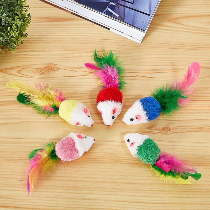 

1 hunting toy rat doll (random color)