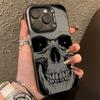 Four Spooky Skull Patterns Phone Case For iPhone 14 13 12 11 15 16 Pro XS Max 8 7 Plus X XR 12 Mini Plating Shockproof Cover
