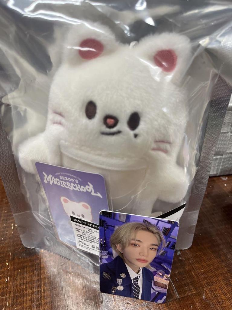 [USED] SKZOO PHOTOCARD HOLDER PLUSH Felix