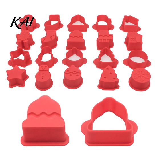 Christmas Cookie Cutter Set 10 Pairs Set, Biscuit Stamp Mold with Pop Sticks, Gingerbread DIY Lollipop Cake Making Kit Man Tree House Kit, Festive