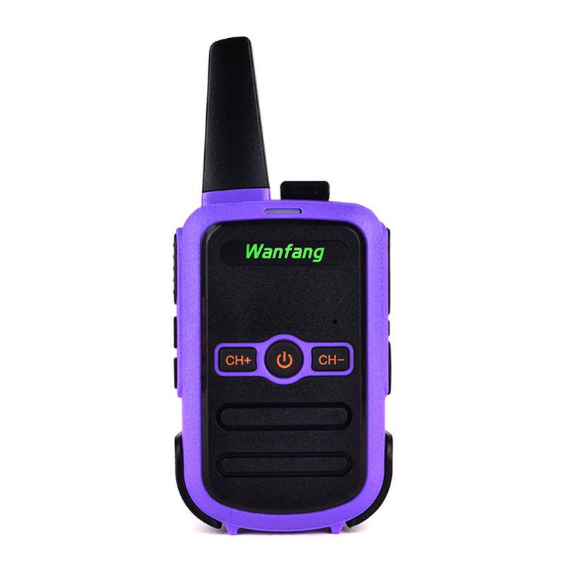 Walkie-talkie profesional mini color ultra-subțire ultra-mic încărcare directă USB
