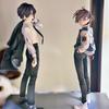 22cm Bungou Stray Dogs Anime Figur Ung Dazai Osamu Actionfigur Nakahara Chuuya Figur PVC Samlemodell Dukke Leker
