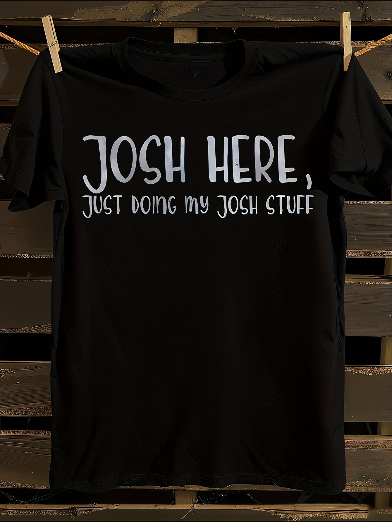 Josh Here T-shirt XXL