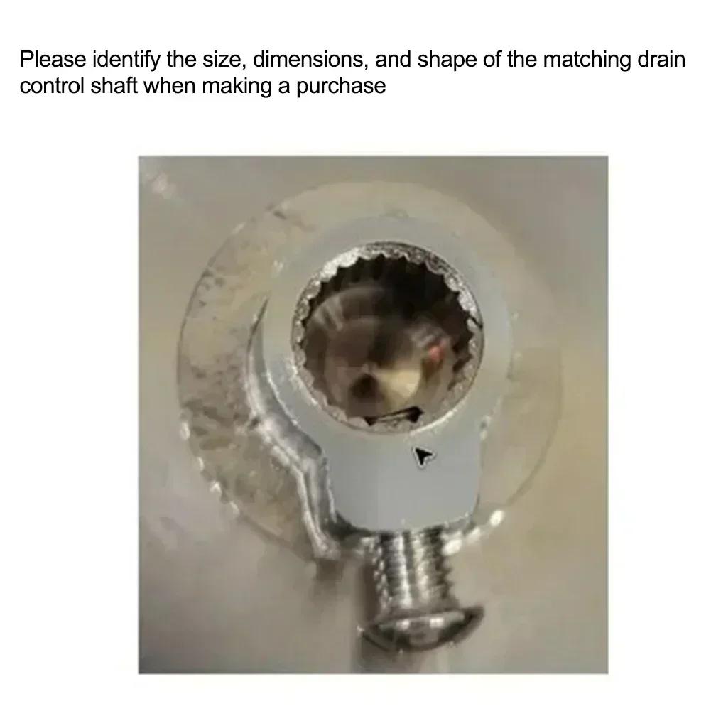 Pro vanu Mosazný ovládací knoflík vany Elegantní chromový knoflík do koupelny Ovládací knoflík vany Snadná instalace Bezproblémové ovládání