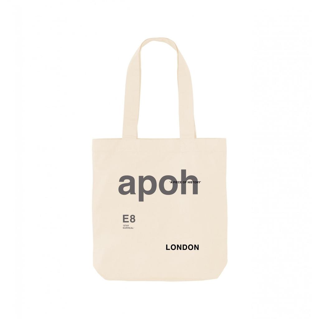 Apoh London Slogan Tote Bag