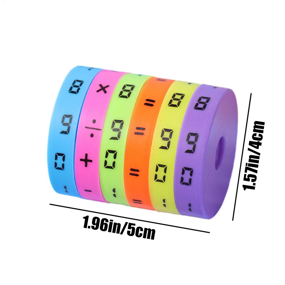 Blocks Cubes Mathematics Wheel Digital Learning and Education Tool Magic Intelligent Arithmetic Mathematics Puzzle Magic Cube