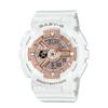 Baby-G Watch BA-110X-7A1JF Women's White × Pink