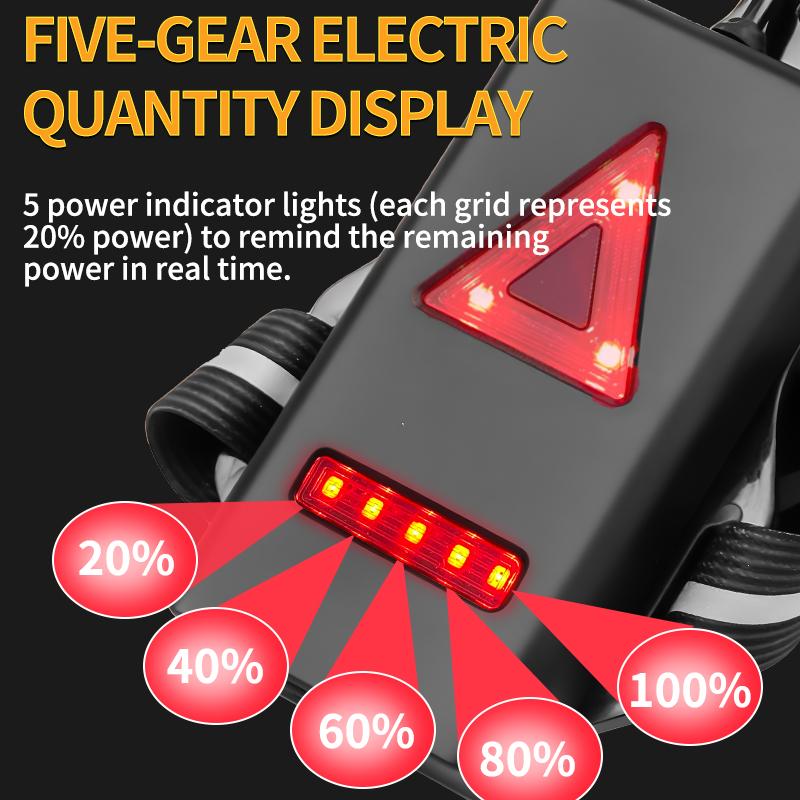 Biking Night Running Lights Chest Light with 90° Adjustable Beam Angle Waterproof Ultra Bright SafetyLamp with Reflective Straps