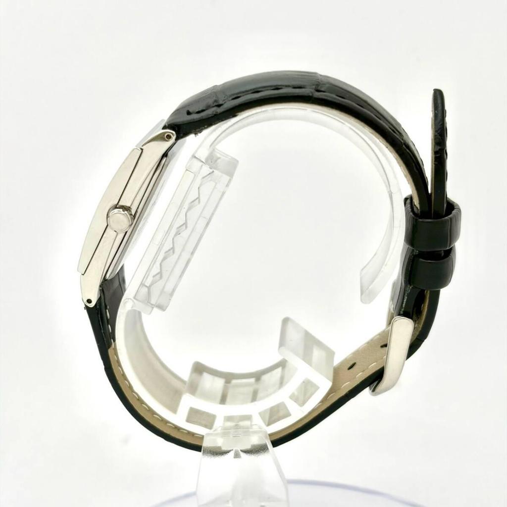 Used [New Battery] SEIKO lukia 8P Diamond Shell Ladies Watch Rectangular 1N01-0DY0 394701 New Belt