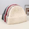 Early Autumn Casual and Comfortable Temperament Versatile Simple Solid Color Knitted Hat Outdoor Small Fresh Windproof Wool Hat
