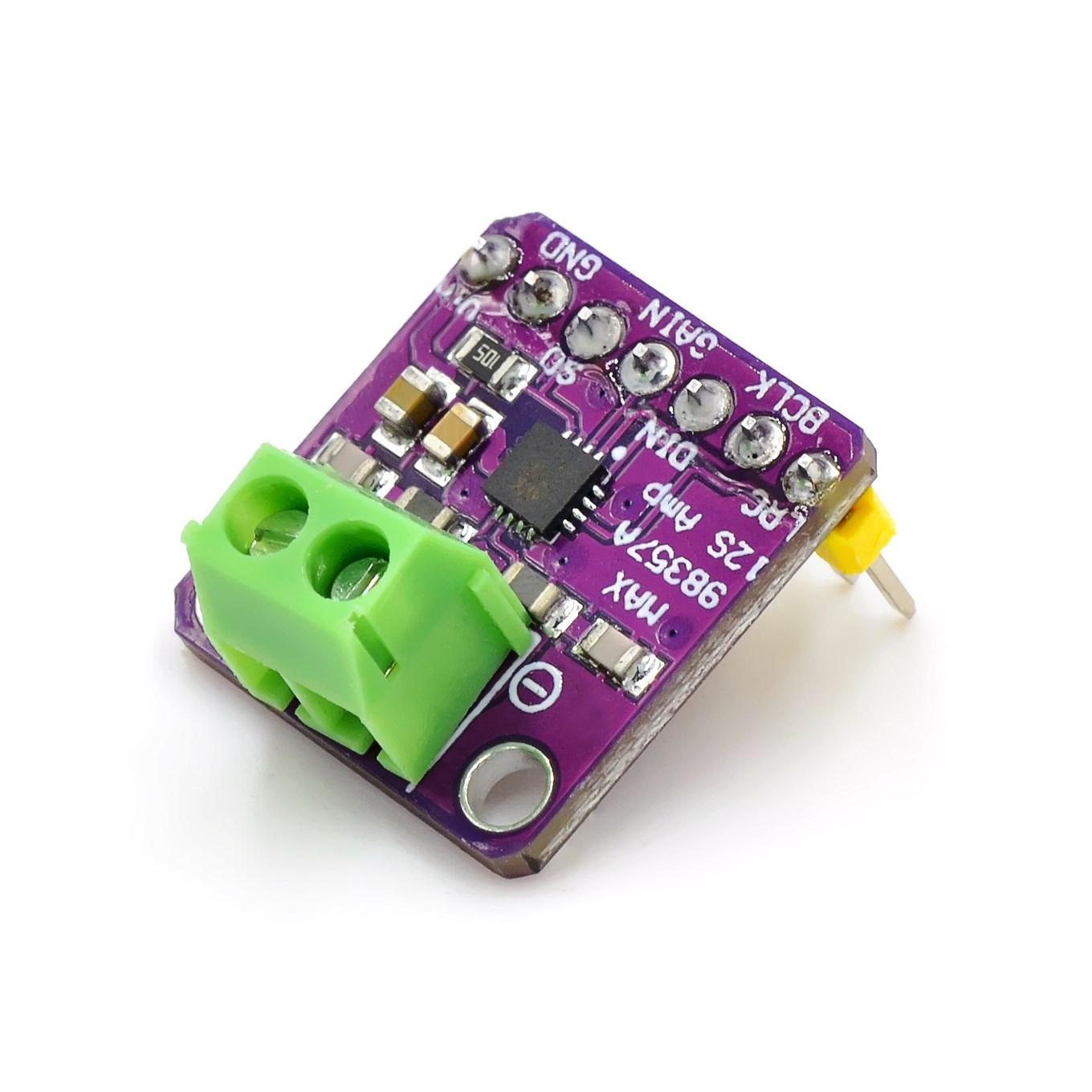 

MAX98357 I2S Audio Amplifier Module Filterless Class-D Amplification Support ESP32