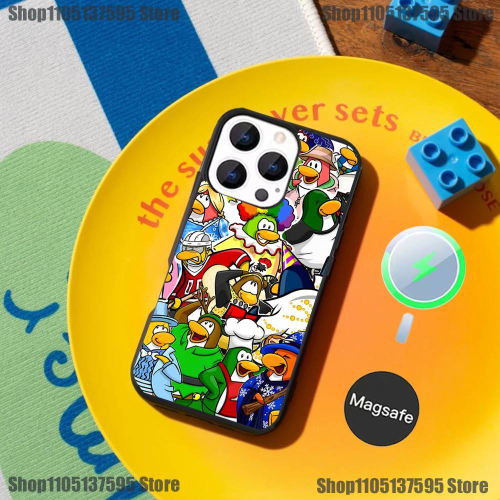 Spiel C-Clubs P-Pinguin-ns Handyhülle Für iPhone 17,16,15,14,13,12,11,Pro,Max,Plus,Mini,SE4,E Magnetisch Magsafe Kabelloses Laden