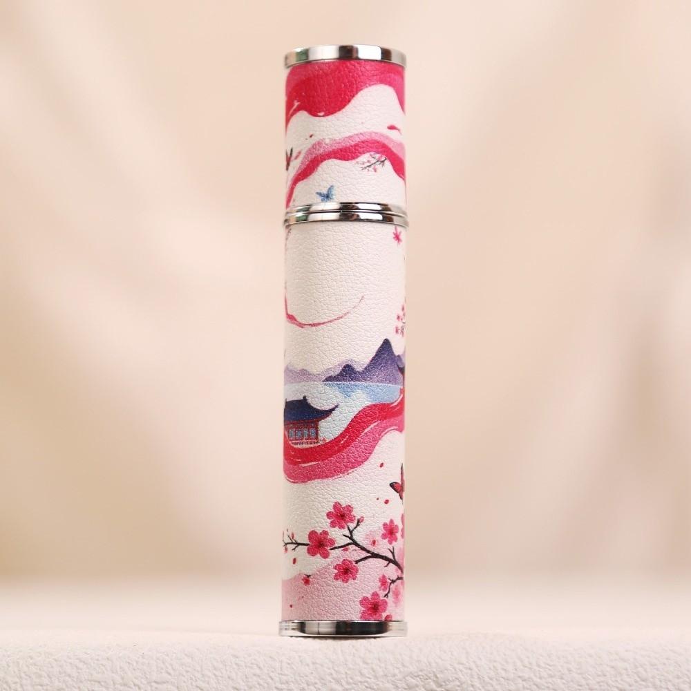 PU Leather Perfume Bottle Empty 10ml Cosmetic Container Leak-proof Refillable Ultra-fine Mist Fragrance Container Travel