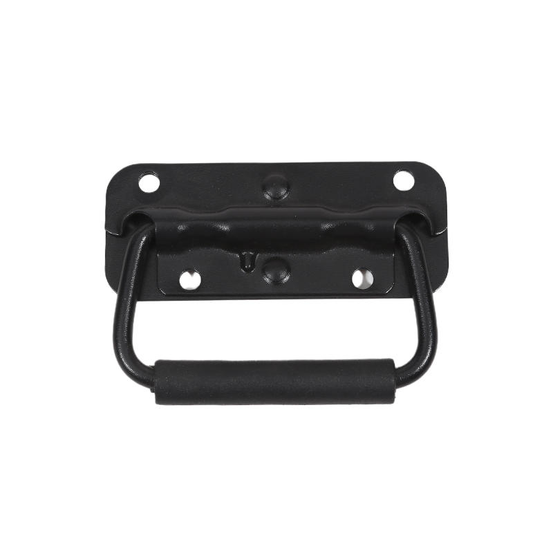 

1 шт. Черная пружинная ручка для багажа Складная ручка Ящик для инструментов Подвижное кольцо Промышленное оборудование Шкаф Мебель для мероприятий Ручки Тяги 100mm чёрный