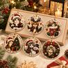 Christmas Round and Hanging Ornament Set, 6