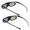 2Pcs 144Hz 3D Active Shutter Glasses DLP LinK LCD Lens 3D Glasses for 3D DLP Orojectors