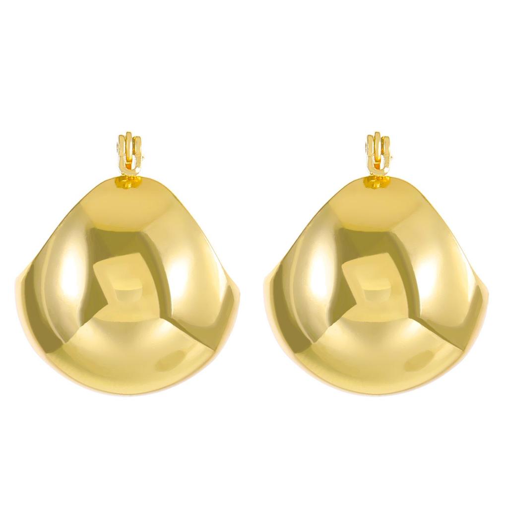 French Matte Round Ball Earrings - Women's Unique, Exaggerated, Stylish Fashion Jewelry
