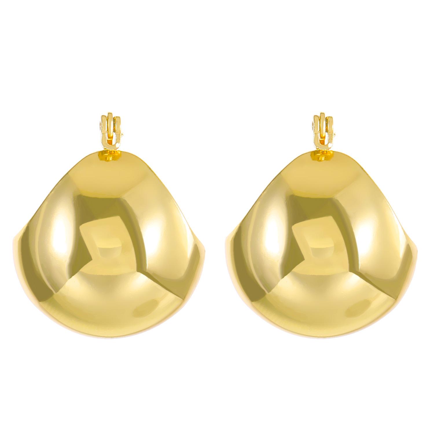 

Французские матовые круглые серьги-шары - Женские уникальные, преувеличенные, стильные модные украшения