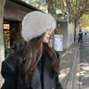 New Winter Hat for Women In Autumn and Winter Thickened Fur Imitation Fur Fisherman Hat Warm Solid Color Versatile Mongolian Hat