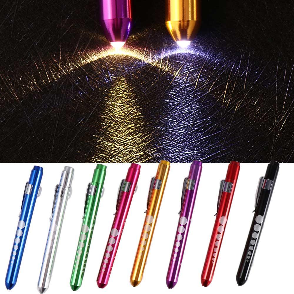 Survival Kit Otoscope Work Inspection Ophthalmoscope Pocket Clip Penlight Torch Doctor Nurse Pen LED Pen Light Flashlight