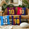 Copricuscino Calcio Mmessi Tessuto Peluche Morbido Stampa Double Sided Copricuscino Divano Copricuscini Cuscino