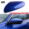 2X For Honda CIVIC 2016-21 Side Car Rearview Mirror Cover Trim Cap Replacement