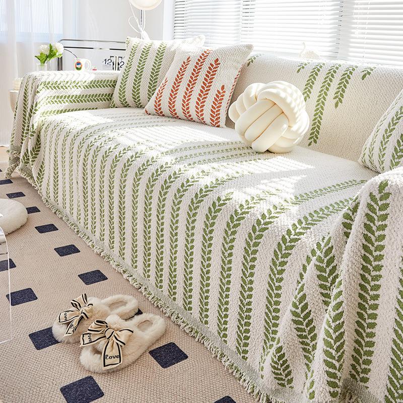 Nordic Sofa Throw Blanket Universal Knitted Sofa Cover with Tassels Ins Style Outdoor Picnic Blankets Tapestry for Bed
