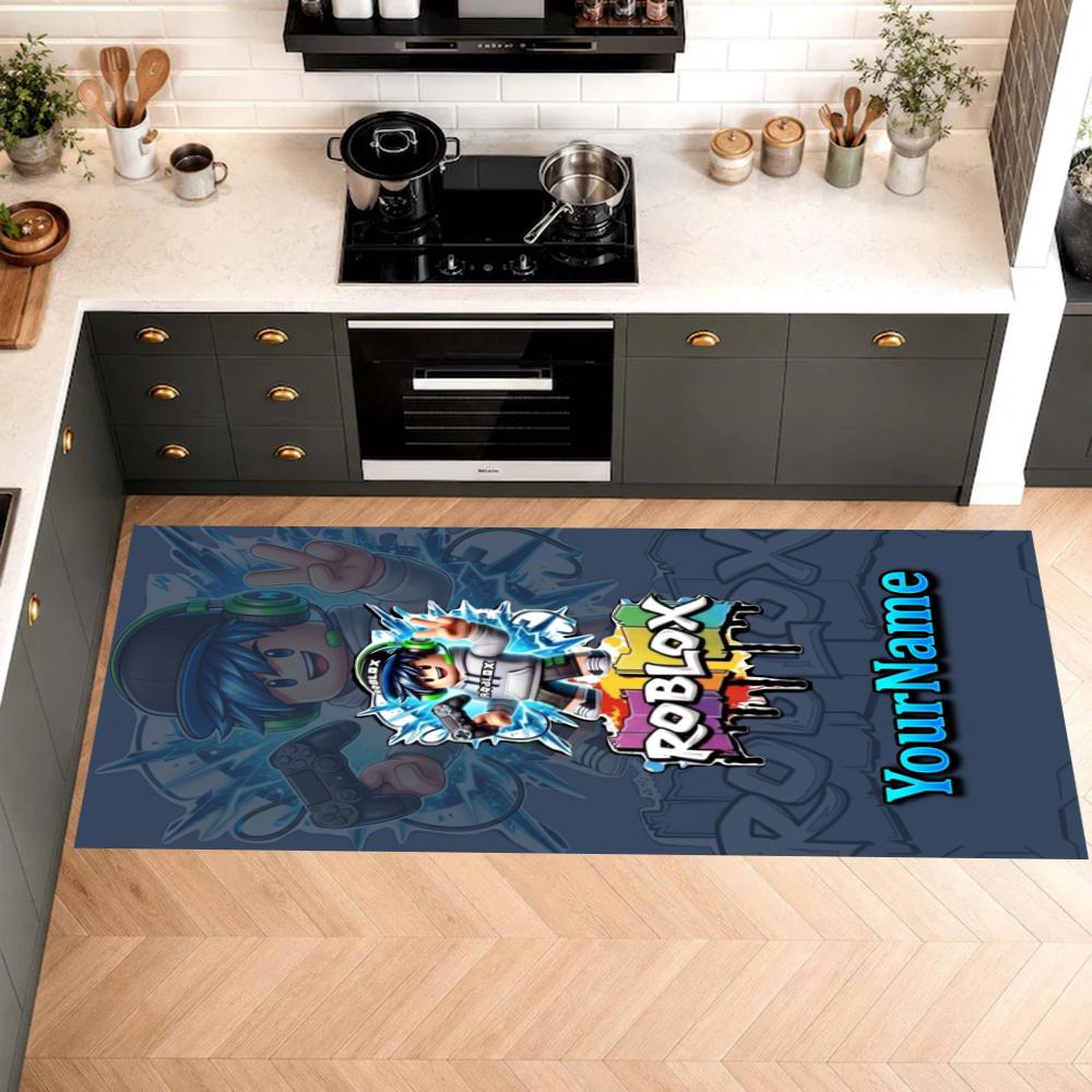 Roblox Customize Your Name Kitchen Rug Runner Rug Laundry Mat Hallway Entryway The Best Gift Choice