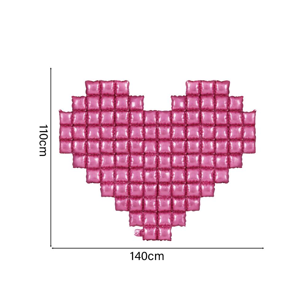 Heart Shaped Background Wall Foil Balloon Love Letter Balloons for Wedding Party Happy Valentines Day Home Decoration Supplies