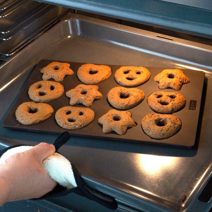 Moule à gâteau - lurch - 65024 - silicone platine - 12 formes - résistant de -40°c à 240°c