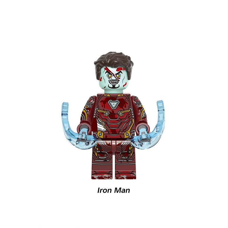X0325 Superhelden-Serie Bausteinspielzeug für Kinder ABS-Material Visuelle und intellektuelle Entwicklung Praktische Koordination Interaktives Spiel
