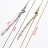 10pcs 5pcs Stainless Steel Snake Chain Necklace Chains for DIY Jewelry Making Findings Pendants Chain Lobster Clasps